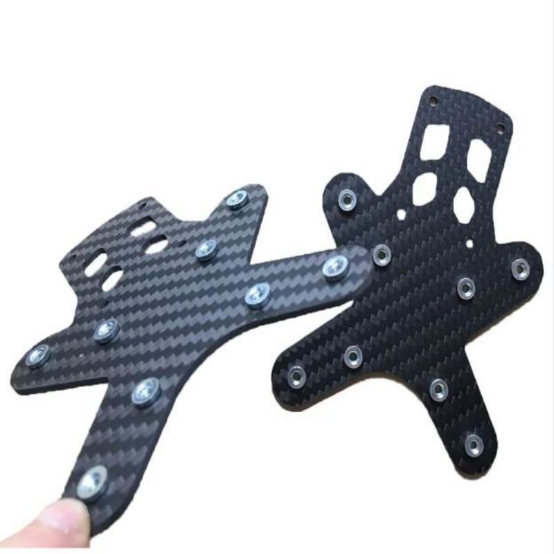 Pièces de rechange UAV Custom UAV Fibre de carbone Traitement personnalisé Pièces d\'usinage CNC pour le drone UAV OEM